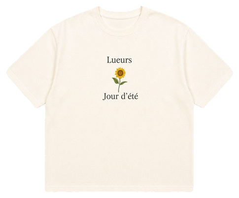 Cream graphic T-shirt from the example wardrobe
